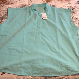 Aqua scrub top